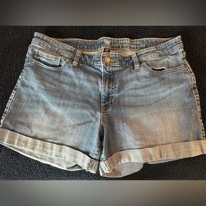 Gap denim shorts.  Boyfriend style.  Size 14